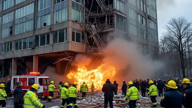 स्पेन की बहुमंजिला इमारत में लगी भीषण आग, पांच लोगों की मौत