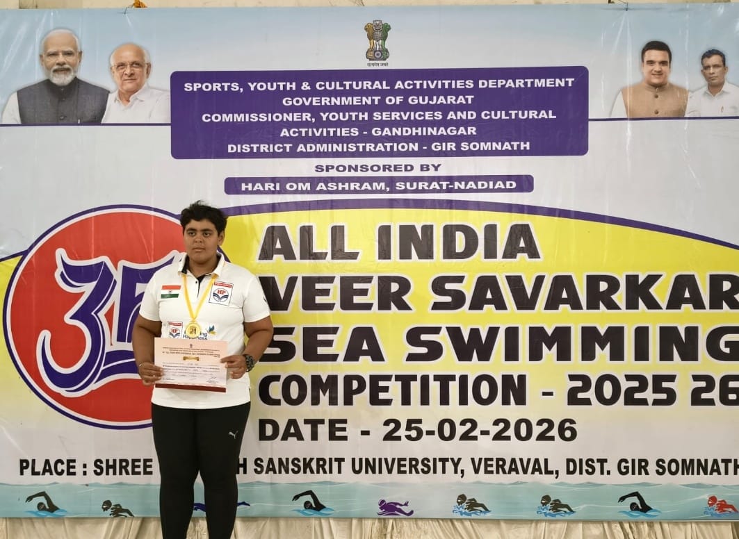 जिया राय ने रचा इतिहास: 16 समुद्री मील की तैराकी 6 घंटे 10 मिनट में पूरी, बनीं पहली महिला पैरा तैराक