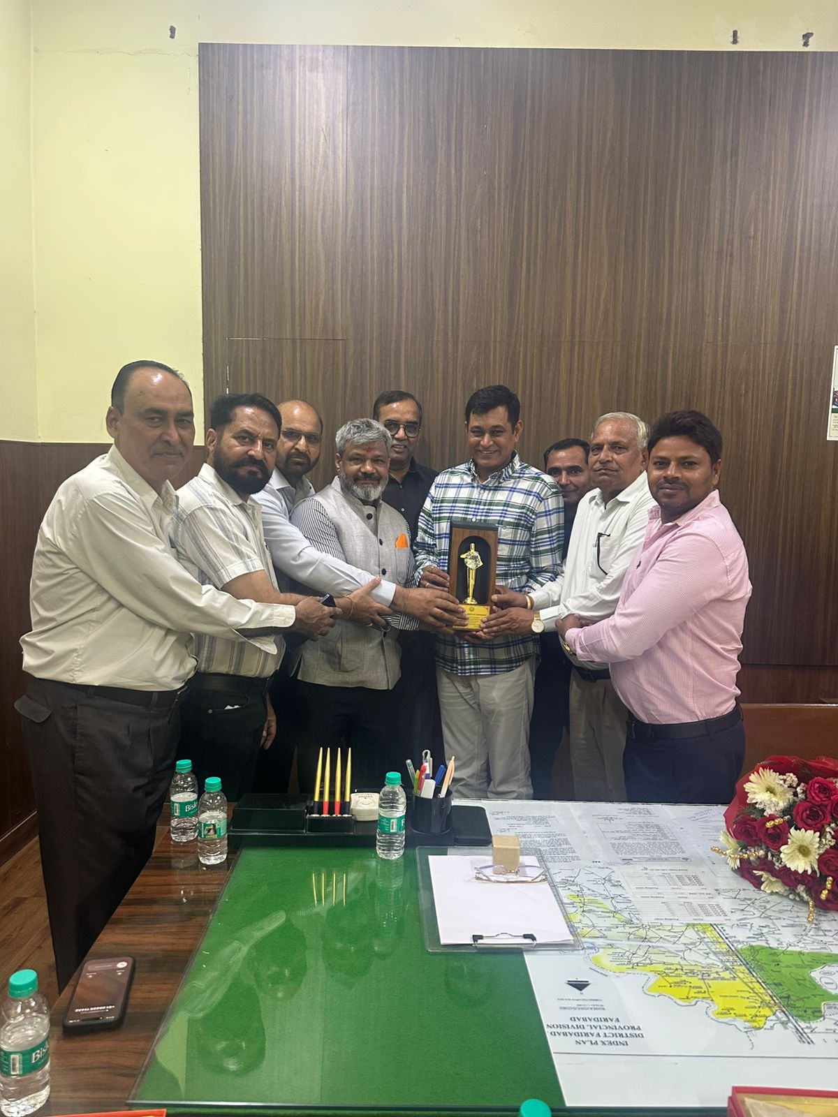 आईएमटी इंडस्ट्री एसोसिएशन (IIAF) द्वारा आज फरीदाबाद के डिप्टी लेबर कमिश्नर श्री अजयपाल डूडी जी के पुनः