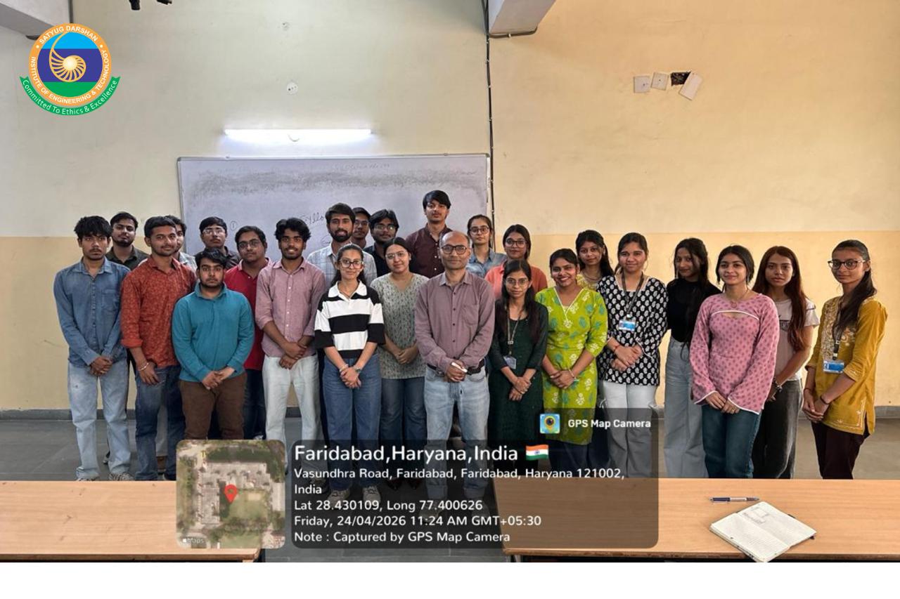 एसडीआईईटी में प्रबंधन अध्ययन विभाग द्वारा क्वांटिटेटिव एप्टीट्यूड प्रशिक्षण कार्यक्रम का सफल आयोजन