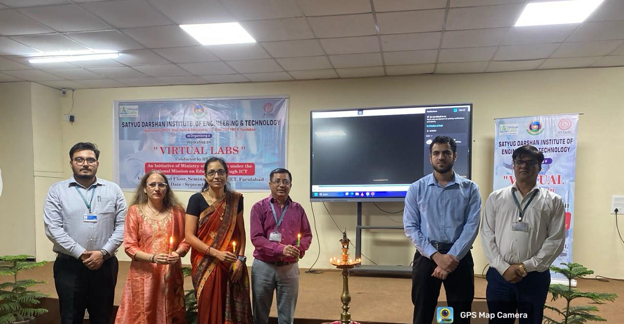 सिद्धांत को तकनीक से जोड़ने की दिशा में महत्वपूर्ण पहल: SDIET में वर्चुअल लैब का उद्घाटन